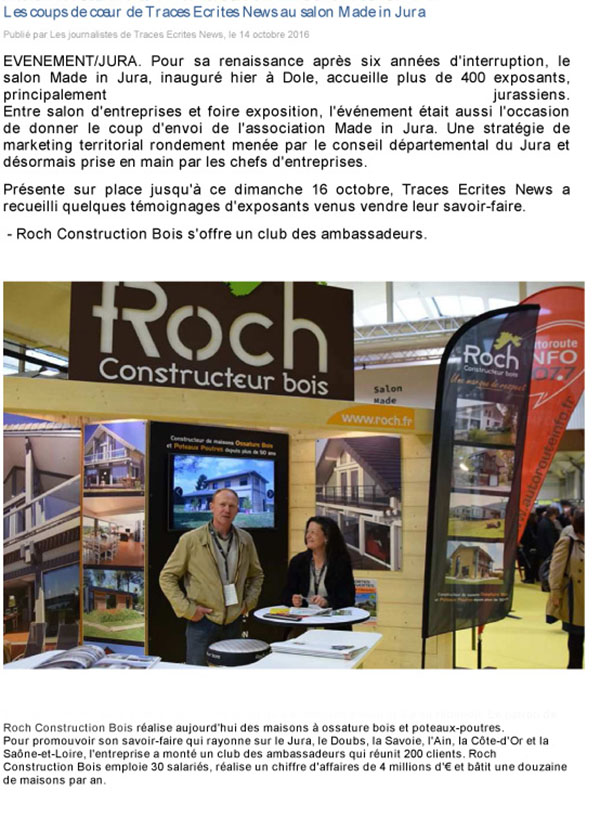 Nos conseils et actualités | Roch Constructeur Bois 